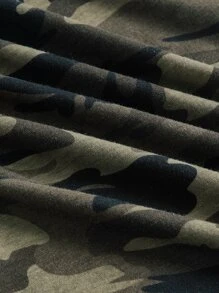 SHEIN EZwear Camo Print Slip Dress - Multicolor - View 4