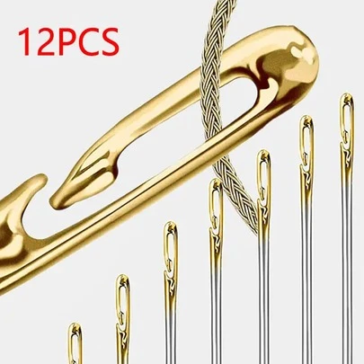 1 set En Acier Inoxydable Aiguille À Coudre , Moderne Aiguille À Coudre Set Pour Domicile