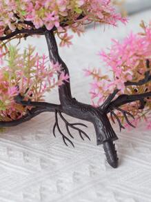 1 cây nhựa nhân tạo, cây giả Cottagecore cho bữa tiệc - Hồng - Xem 3