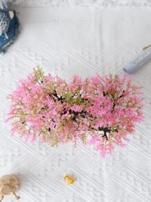 1 cây nhựa nhân tạo, cây giả Cottagecore cho bữa tiệc - Hồng - Xem 5