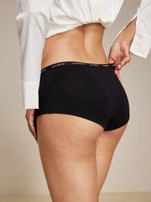 LUVLETTE 3-Pack Mid Rise Cotton Boyshorts - Multicolor - View 3