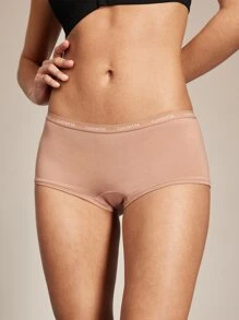 LUVLETTE 3-Pack Mid Rise Cotton Boyshorts - Multicolor - View 6