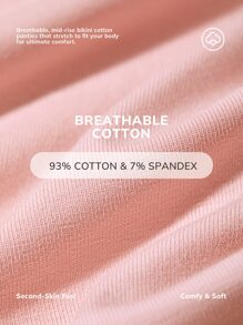 LUVLETTE 3入組套中腰棉比基尼