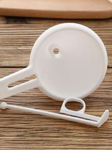 1pc Plastic Funnel, Minimalist White Pastry Funnel For Kitchen Baking - White - View 6