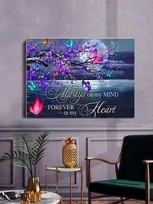 1set PMMA DIY Diamond Painting, Modern Butterfly Pattern DIY Diamond Unframed Painting For Home - Multicolor - View 7