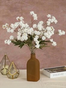 2pcs Plastic Artificial Flower, Modern Artificial Flower For Home - White - View 1