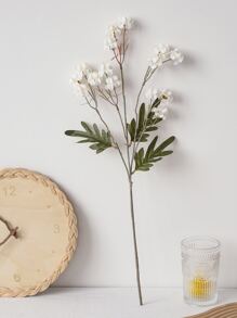 2pcs Plastic Artificial Flower, Modern Artificial Flower For Home - White - View 6