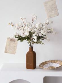 2pcs Plastic Artificial Flower, Modern Artificial Flower For Home - White - View 8