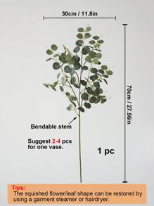 1pc Plastic Artificial Plant, Modern Artificial Plant For Home