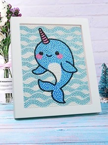 Cartoon Graphic DIY Diamond Painting Without Frame - Multicolor - View 1