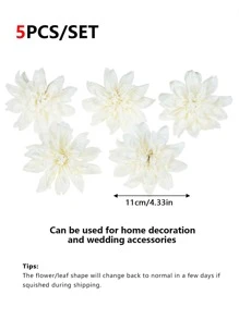 5/15 PIÈCES Fleurs artificielles, dahlias, chrysanthèmes, décorations de mariage, plantes fausses pour la décoration de la pièce, décoration d'automne, centre-pièces DIY, boîtes à bonbons, cadeaux de fête, décoration, fleurs de poignet de mariée, boîtes à fleurs à tenir, assortir avec la décoration d'intérieur, la Saint-Valentin, la Fête des Mères, matériaux de boîte à fleurs, décorations du Nouvel An, décoration d'automne