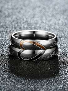 Nhẫn đồ họa chữ cái - Nhiều màu - Xem 3