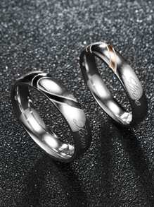 Nhẫn đồ họa chữ cái - Nhiều màu - Xem 5