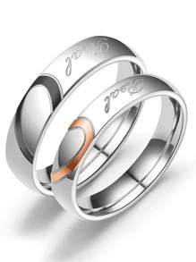 Nhẫn đồ họa chữ cái - Nhiều màu - Xem 2