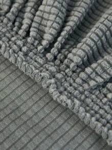 cái Bọc Ghế Sofa Hạt Ngô Màu Trơn, Phong Cách Hiện Đại Sợi Polyester Đàn Hồi Bọc Đệm Sofa Chống Bụi Chống Bụi Toàn Diện, Phù Hợp Cho Ghế Sofa Phòng Khách - Màu Xám nhạt - Xem 6