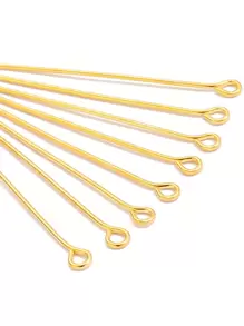 200入組/套DIY首飾配件 - 金黃色 - 查看 1