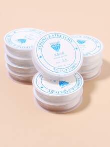 1 cuộn dây đàn hồi pha lê để làm vòng tay trang sức và kết hạt - Trong sáng - Xem 2