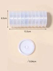 1 cuộn dây đàn hồi pha lê để làm vòng tay trang sức và kết hạt - Trong sáng - Xem 3