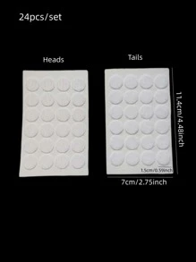 24pcs Round Anti-slip Patch - White - View 2