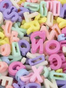 100 Chiếc Acrylic Bảng Chữ Cái Quyến Rũ Mặt Dây Chuyền Cho DIY Vòng Cổ Trang Sức Làm Kính Mắt Dây Thủ Công Phát Hiện Phụ Kiện (Chữ Cái Ngẫu Nhiên) - Nhiều màu - Xem 4