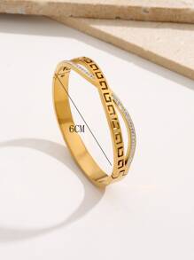 Vòng tay trang trí rhinestone - Vàng - Xem 3