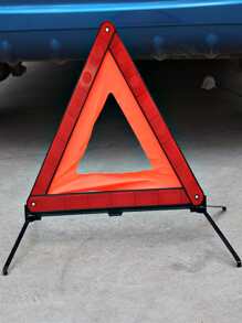 1 pieza de coche triángulo Señal de advertencia - Rojo - Ver 2