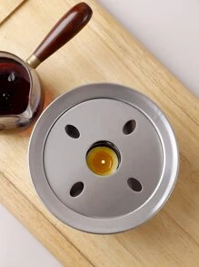 1set Stainless Steel Teapot Heating Base - Silver - View 8