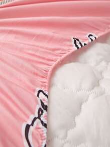 1入組兔子圖案防水床墊套