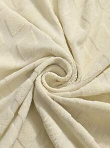 1/2/4 Co Giãn Chống Trầy Xước Hình Thoi Jacquard Bọc Ghế Ăn Có Móng Tay, bọc Toàn Bộ Ghế Trang Trí Bọc Có Thể Tháo Rời - Màu be - Xem 3