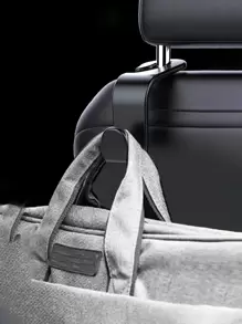 1入組汽車座椅背鉤 - 黑色 - 查看 1