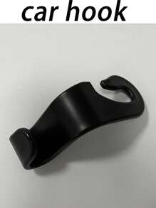 1入組汽車座椅背鉤 - 黑色 - 查看 2