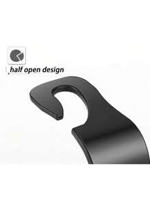 1入組汽車座椅背鉤 - 黑色 - 查看 5