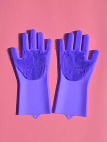 1pc Random Color Pet Bath Massage Glove For Dog And Cat For Shower - Multicolor - View 4