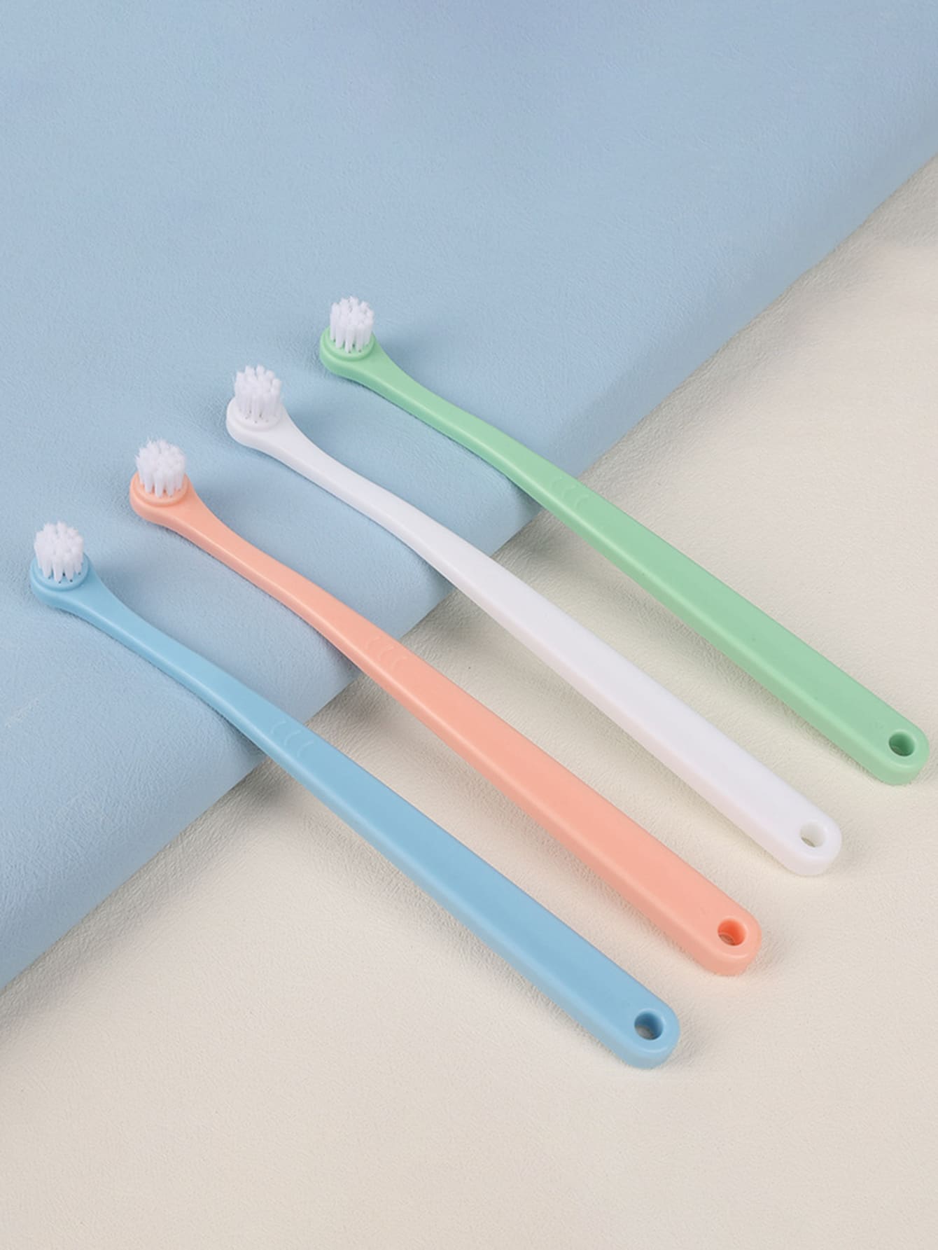 1入組隨機色寵物牙刷適用於狗狗和貓適用於牙清潔 - 彩色 - 查看 1