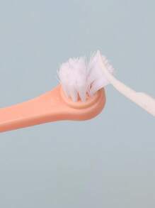 1入組隨機色寵物牙刷適用於狗狗和貓適用於牙清潔 - 彩色 - 查看 2