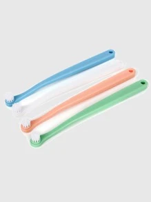 1入組隨機色寵物牙刷適用於狗狗和貓適用於牙清潔 - 彩色 - 查看 3