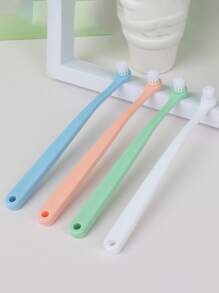 1入組隨機色寵物牙刷適用於狗狗和貓適用於牙清潔 - 彩色 - 查看 4