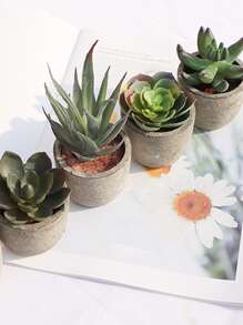 1 pieza Maceta WPC - Gris - Ver 4