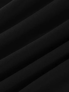 Contrast Binding Button Front Bodycon Dress