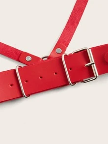 vinculado con aro arnés con liga - Rojo - Ver 4