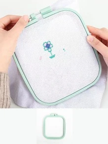 1入組素色十字繡鉤 - 綠色 - 查看 1