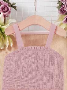 Tween Girl Butterfly & Flower Cover Soft Padded Dress, Princess Style, Bowknot And Pattern Design, Lightweight And Fashionableholiday,Summer,Travel,Getaway - Baby Pink - View 3