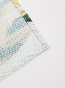 1pc Thảm trải sàn họa tiết lá nhiệt đới - Nhiều màu - Xem 2