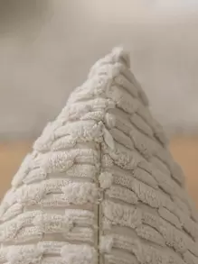 1 Đồng Bằng Trang Trí Vỏ Gối, Vải Búi Trang Trí Đệm Cho Phòng Khách, Trang Trí Nhà Cửa - Màu be - Xem 3