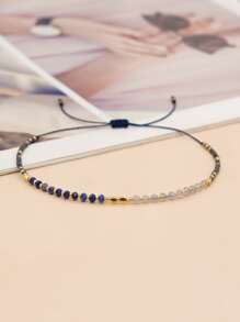 Bead Decor String Bracelet - Multicolor - View 1