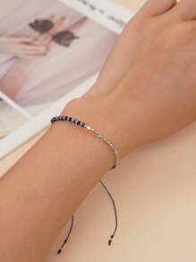 Bead Decor String Bracelet - Multicolor - View 3