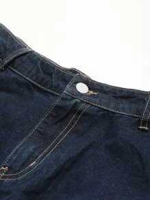 DAZY 斜插口袋牛仔裙