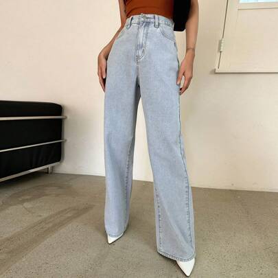 Slant Pocket Straig…