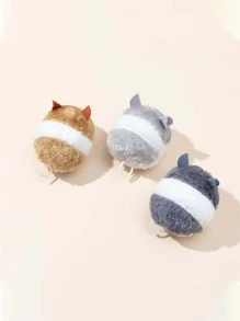 1pc Cartoon Mouse Design Pet Chasing Toy - Multicolor - View 3