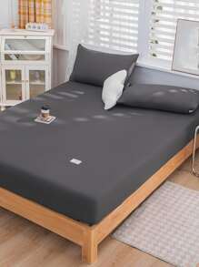 Chữ Vá Chi Tiết Trang Bị Tấm Tối Giản Chất Liệu Vải Chống Thấm Nước Trang Bị Tấm Đáy Cho Phòng Ngủ - Màu xám đen - Xem 8